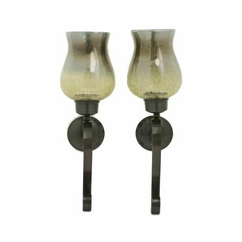 Metal Wall Sconce Candle Holder from Lotus