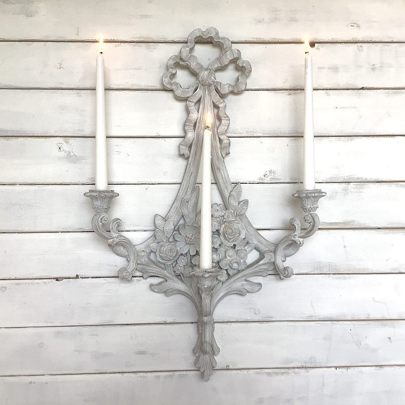 Shabby chic wall sconces