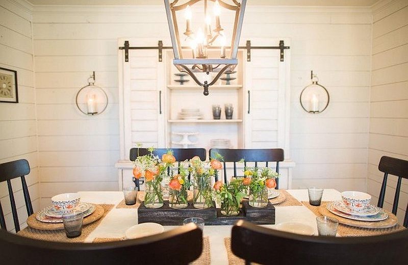 Modern Farmhouse Dining Room Wall Candle Sconces