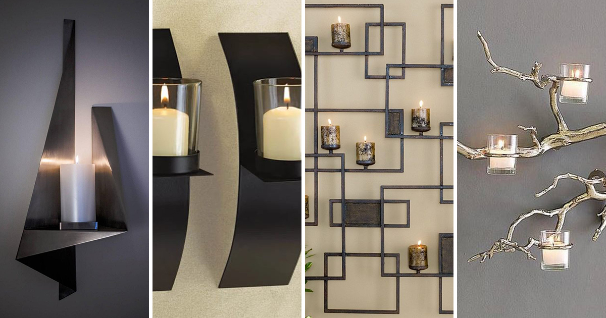 best contemporary wall candle holders
