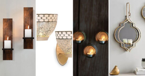 dazzling types wall candle holders