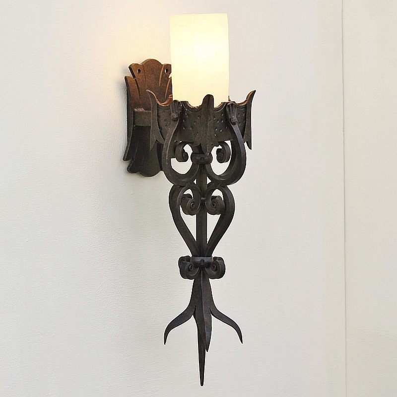 gothic wall candle holder
