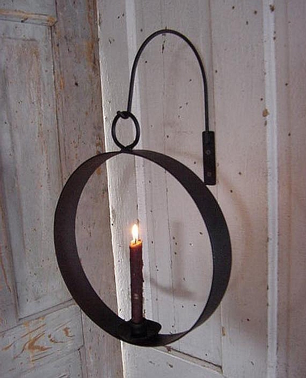 Farmhouse DIY wall candle holders