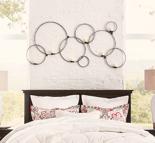 circles wall mount votive holders bedroom