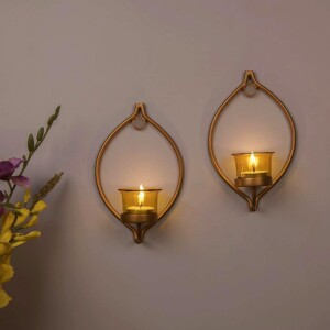 decorative wall mounted candle holders