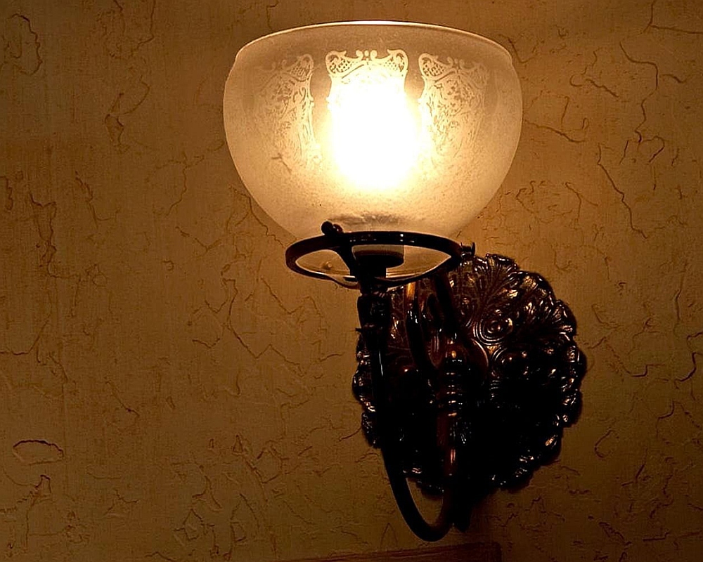 romantic glass metal candle sconces