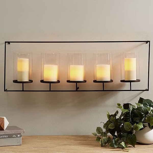 sizes wall mount multi candle holders
