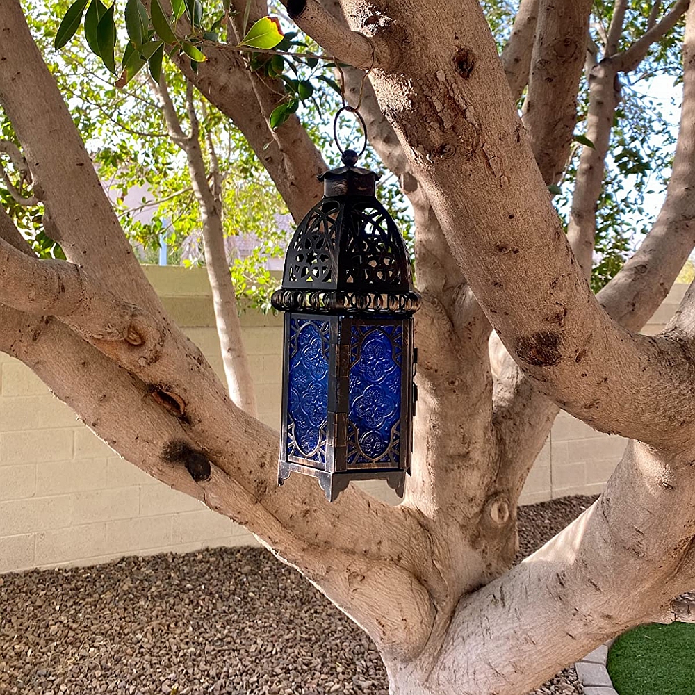 Moroccan Wall Hanging Candle Lanterns