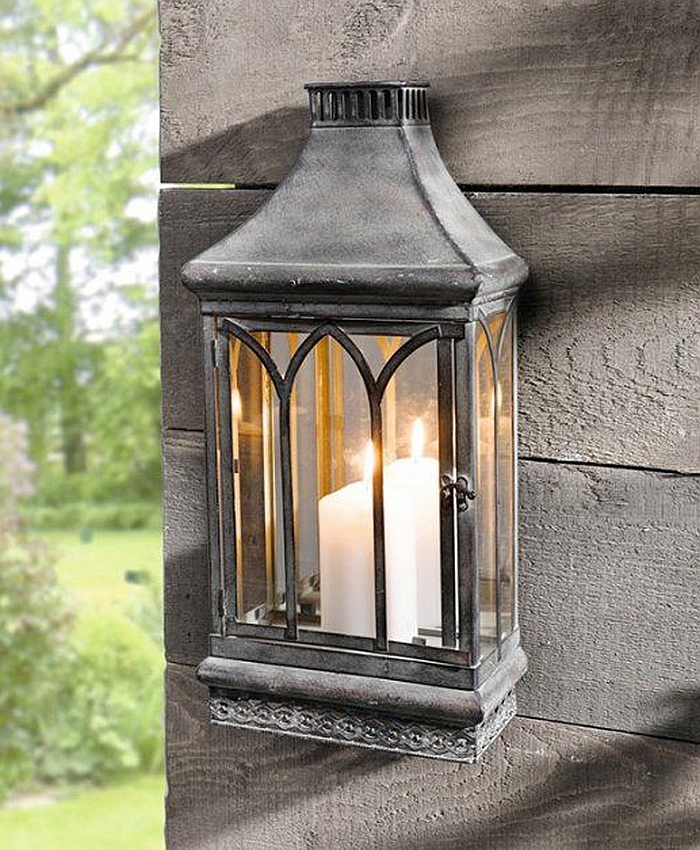 Wall Mirror Candle Lanterns