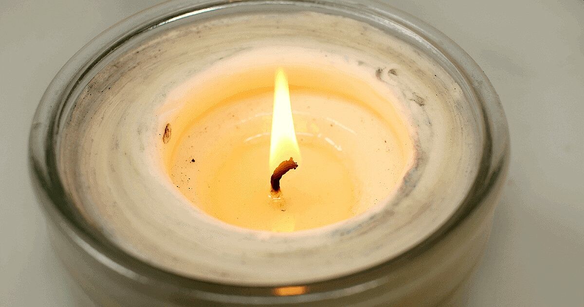 how to clean candle holder