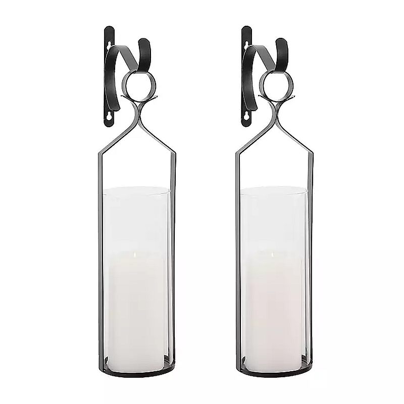 Glass Logan Sconces