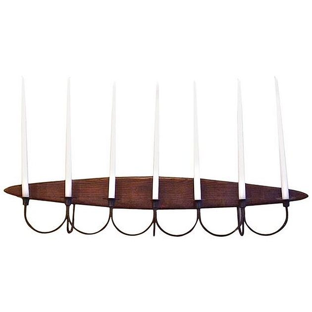 Wrought Iron Wall Sconce Candelabras