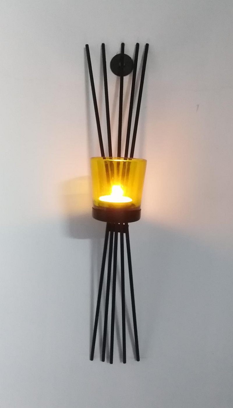 clean wall sconce candle holder