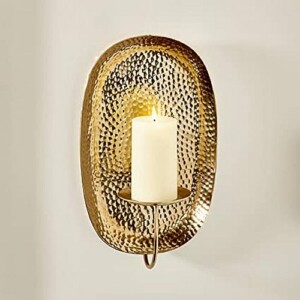 golden candle holder