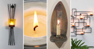 how to clean wall candle holders