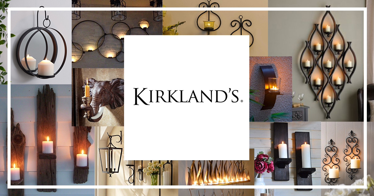 kirklands wall candle holders