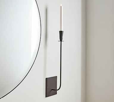 ridgeby wall sconce black