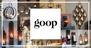 goop wall candle holders