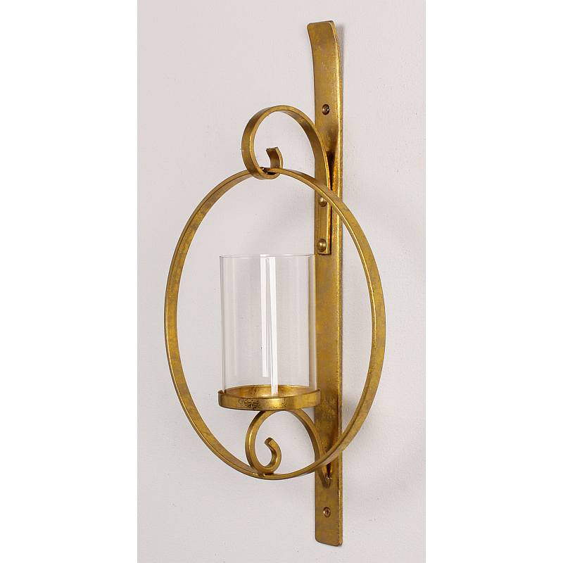 Gold Wall Candle Holders