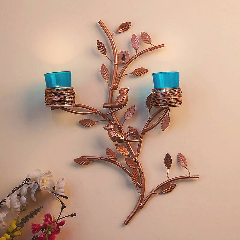 Gold Wall Candle Holders   Rose Gold Wall Candle Holder 