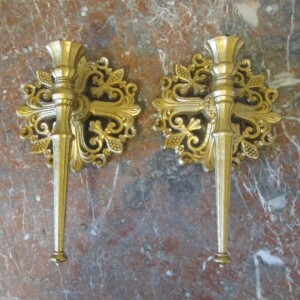 gold wall sconces