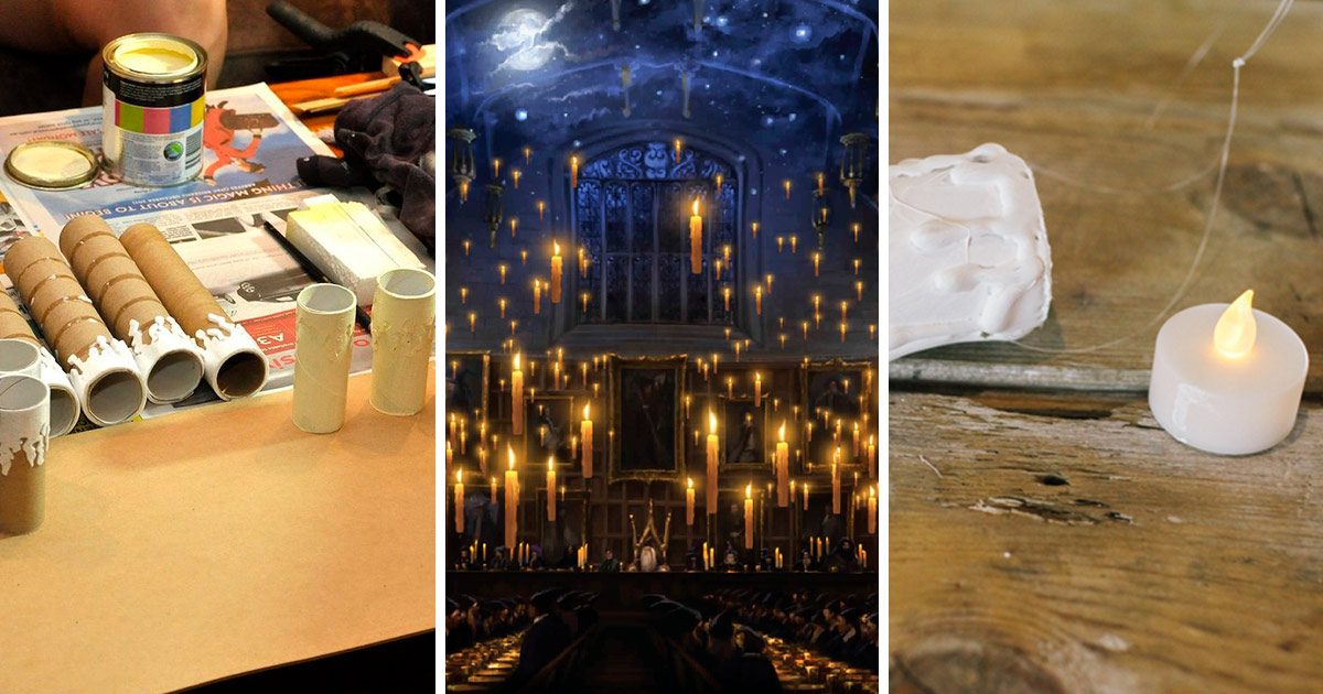 A Magical Journey Through Hogwarts Legacy With Floating Candles