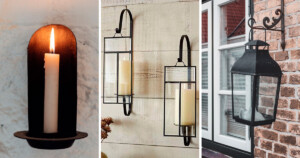Step Up Your Decor Game With Candle Holders On The Wall