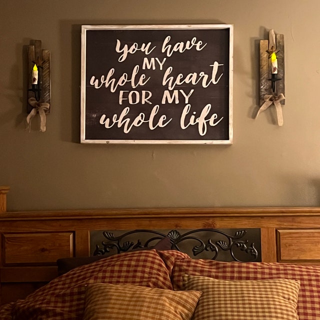 Wall Candle Holder Bed Qoutes